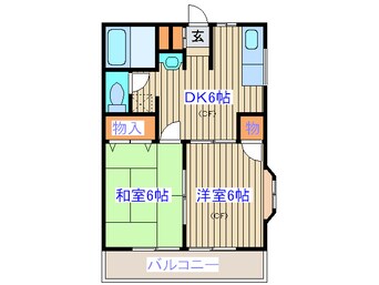 間取図 ア－クヒルズ上ノ台