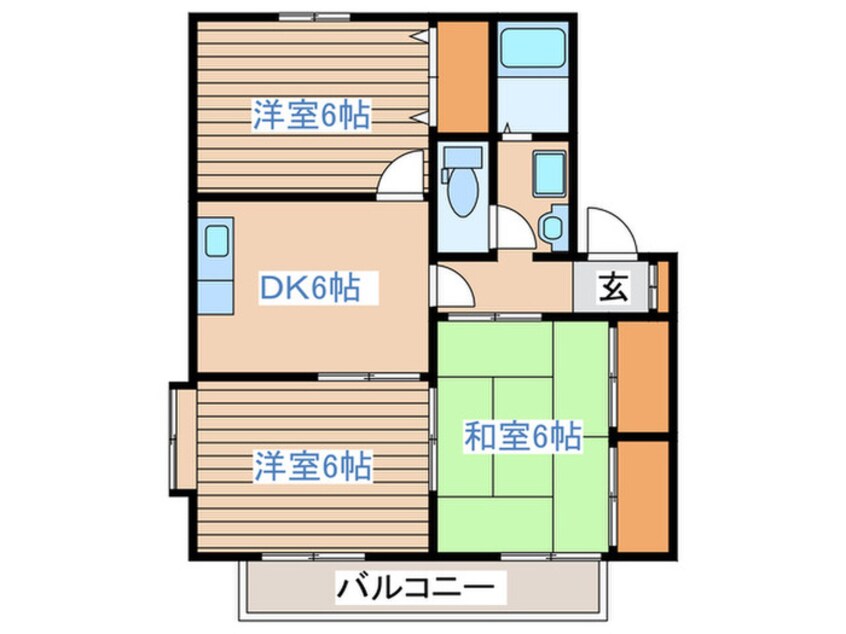 間取図 ロイヤルヒルズ雷神