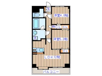 間取図 カルトセゾン鶴ヶ谷東