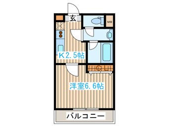 間取図 フォンテ－ヌ鶴が丘