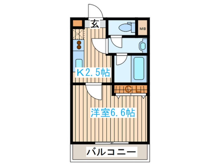 間取図 フォンテ－ヌ鶴が丘