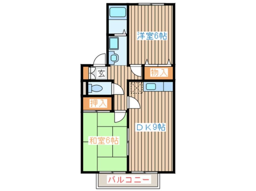 間取図 ヒルサイドテラスＥ棟