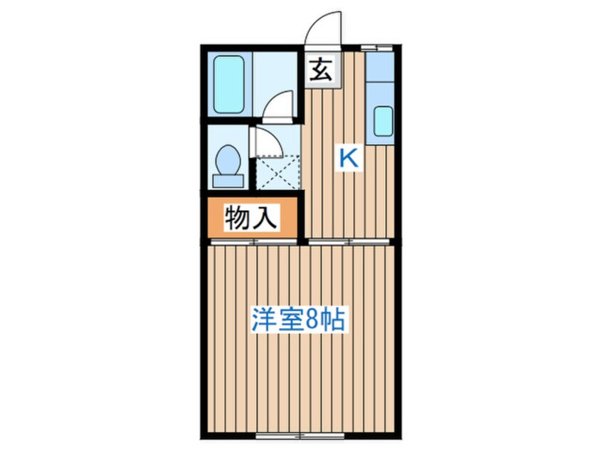 間取図 ウッディハイツ