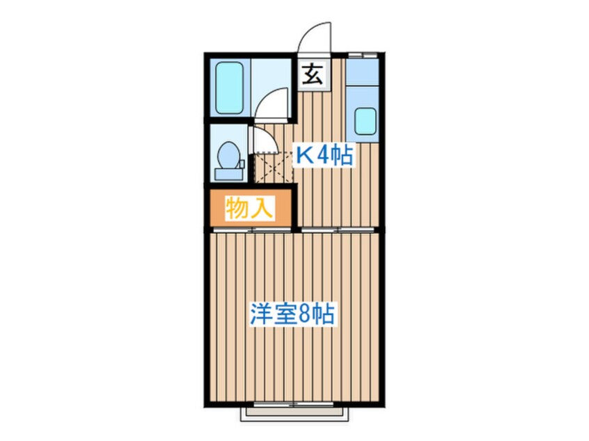 間取図 ウッディハイツ