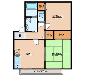 間取図 ハイカムール柧G