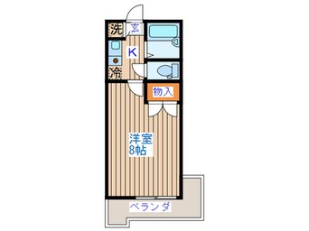 間取図 ヴァンデメ－ル五橋