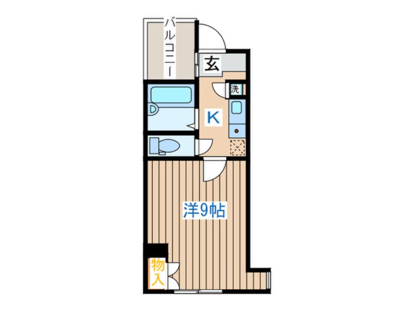 間取図 ヴァンデメ－ル五橋