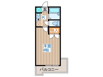 間取図 ヴァンデメ－ル五橋
