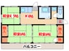 山下方貸家(17番地) 3Kの間取り