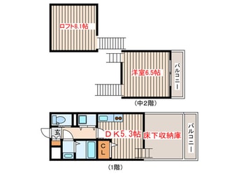 間取図 レジディア仙台一番町