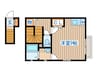 ｃａｓａ薬師堂Ａ棟 1Rの間取り