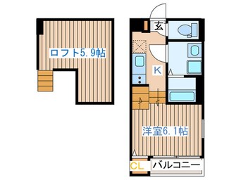 間取図 ハーモニーテラス河原町