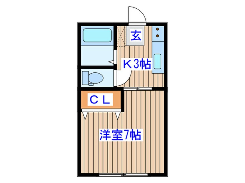 間取図 鈴木アパ－ト