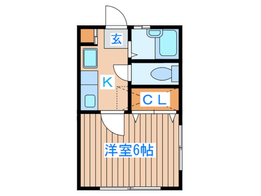 間取図 アルム一本杉Ⅱ