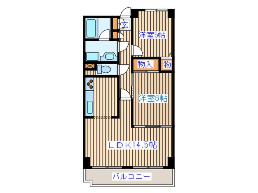 間取図 ガ－デンプラザ泉中央