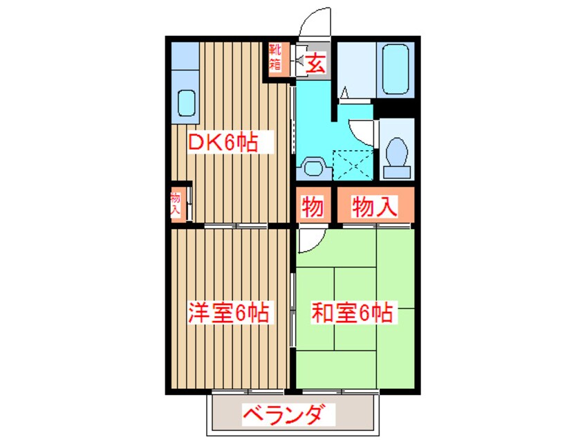 間取図 グランシ－ド南