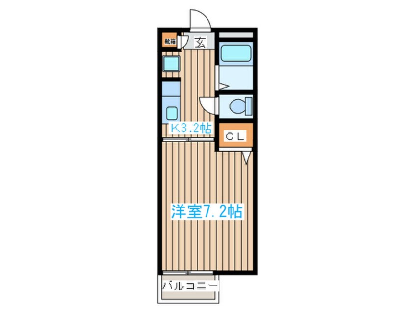 間取図 グランディ山の寺