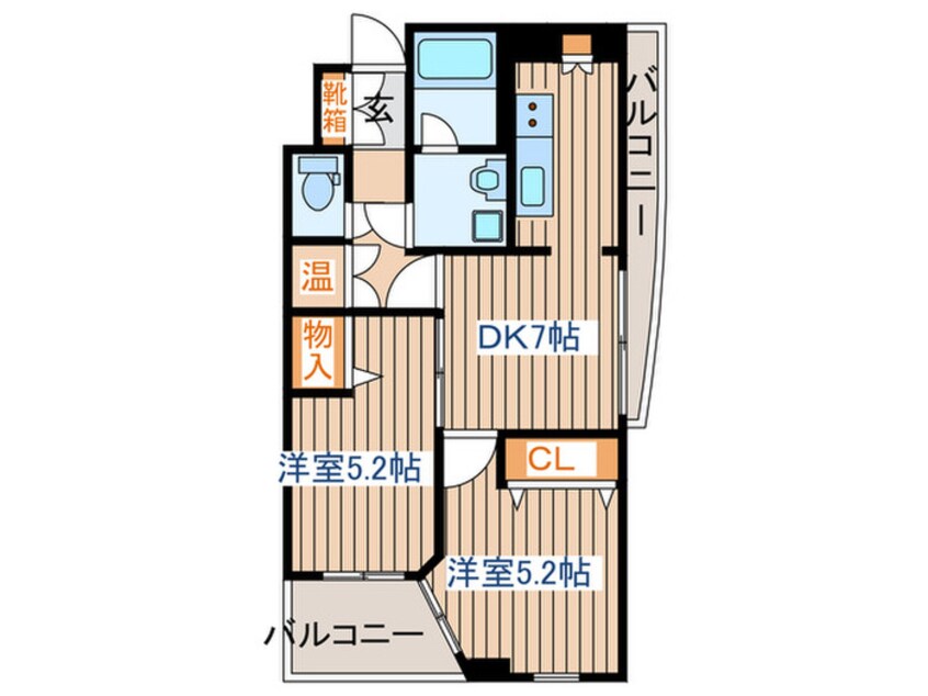 間取図 ロイヤルヒルズ表柴田
