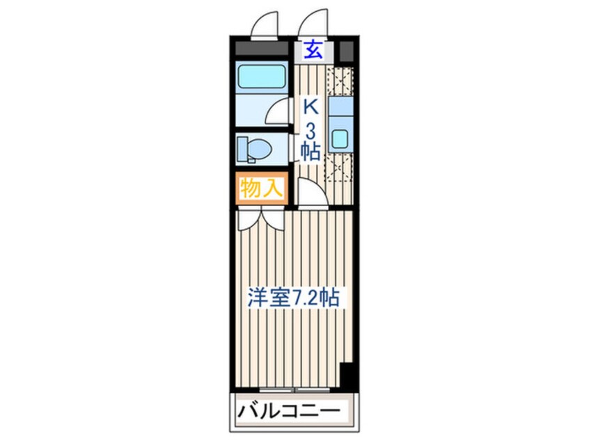 間取図 カーサ泉中央