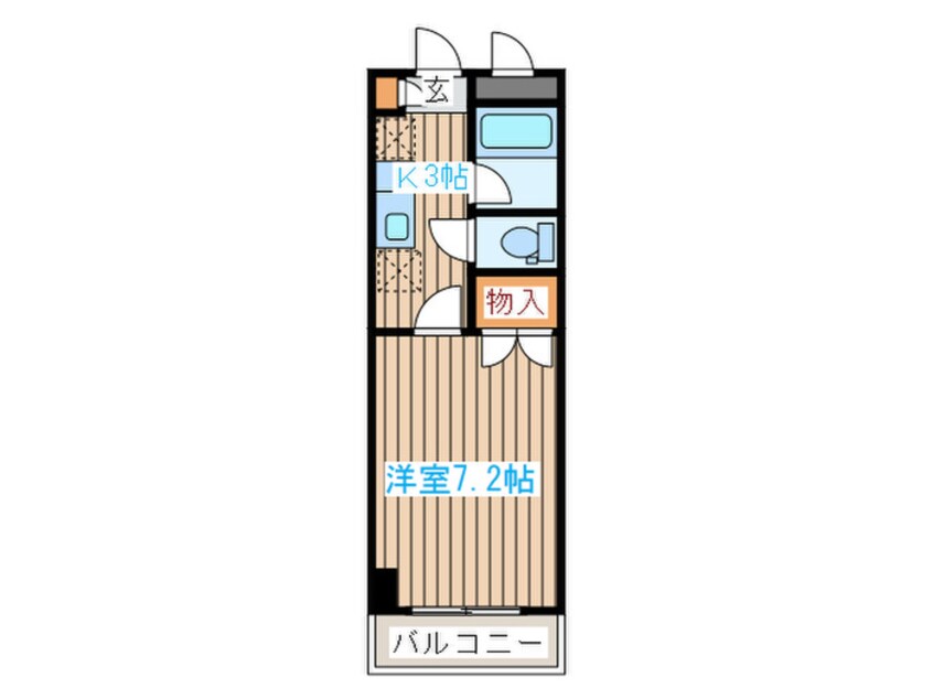 間取図 カーサ泉中央