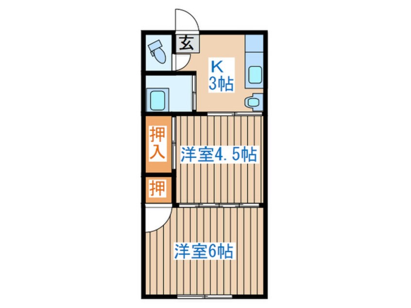 間取図 コ－ポ南仙台