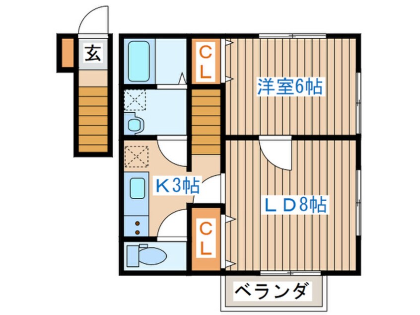 間取図 Ｗｙｎｎメゾン舟入