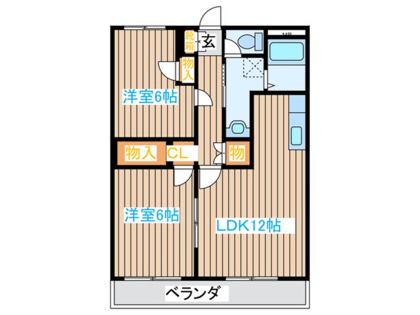 間取図 ベルフラワ－