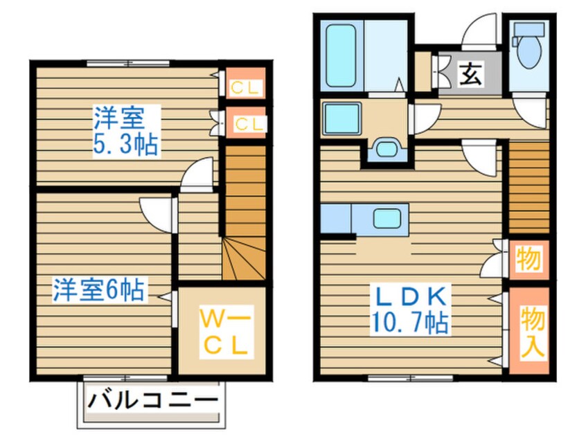 間取図 グロワ－ル