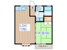 コ－ポ５０８－１ 1LDKの間取り