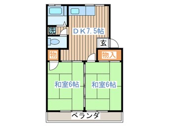 間取図 コーポ広瀬