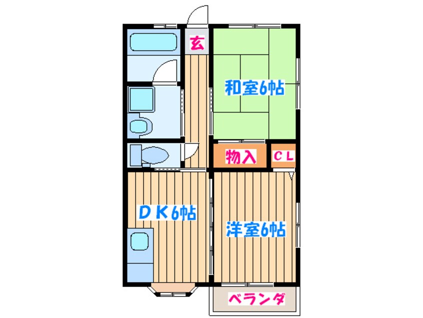 間取図 コ－ポ・アイ