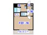 ロイヤルガーデン春日町 1Kの間取り