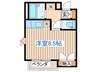 メゾンドレ－ヌ 1Rの間取り