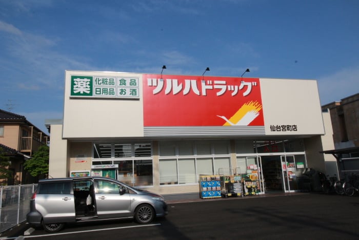 ツルハドラッグ　仙台宮町店(銀行)まで750m メゾンドレ－ヌ