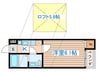 オレンジヒルズ 1Kの間取り