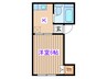 フィオ－レ宮千代 1Kの間取り