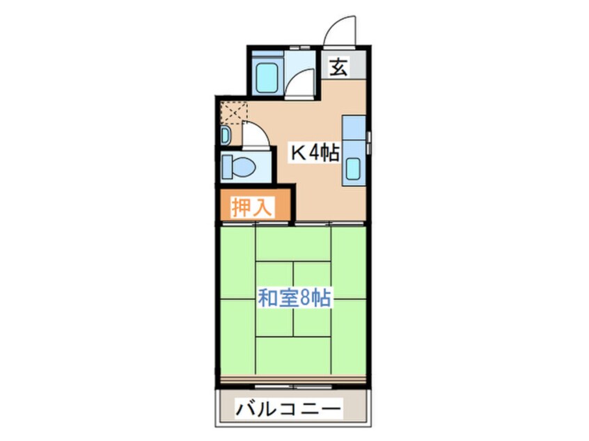 間取図 長命ヶ丘ハイツ