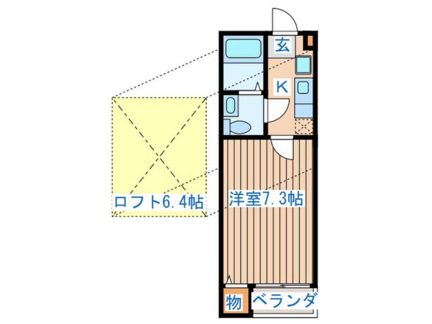 間取図 ユエヴィ台原