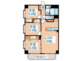 間取図 メゾン霊屋