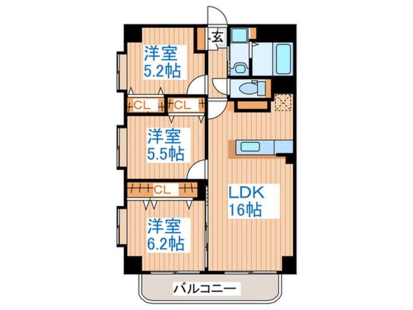 間取図 メゾン霊屋