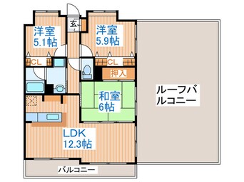 間取図 メゾン霊屋