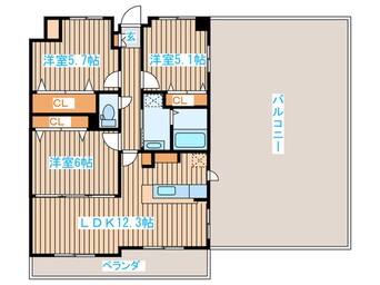 間取図 メゾン霊屋