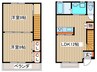 エクセレント落合 2LDKの間取り