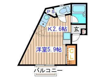 間取図 レジデンス八乙女