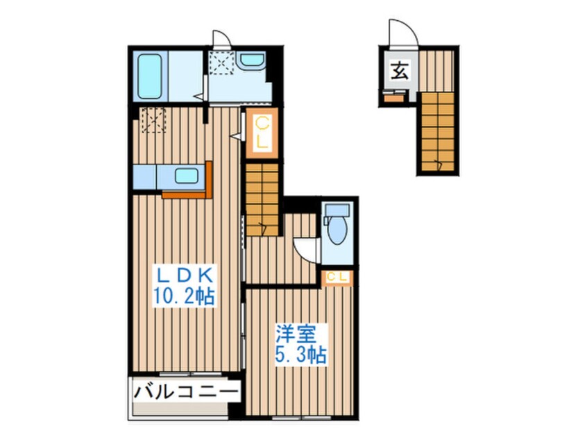 間取図 リヴェールコート