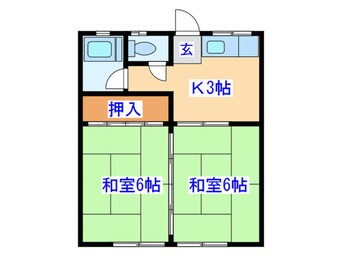 間取図 コ－ポ西玉川