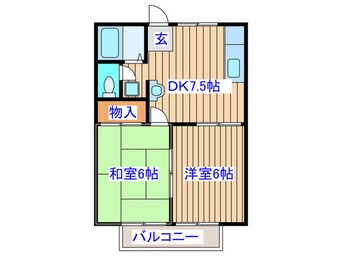 間取図 ネオファミーユ大和　Ｂ