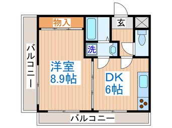 間取図 オクエビル・ガ－デングレ－ス