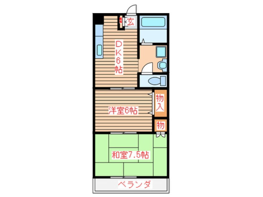 間取図 エミール小山