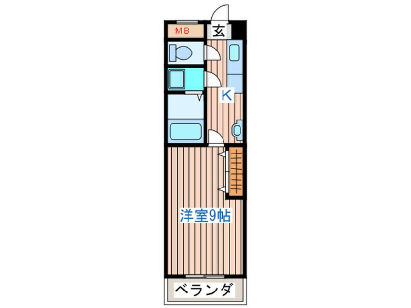 間取図 パークヒルズ上ノ台Ｂ